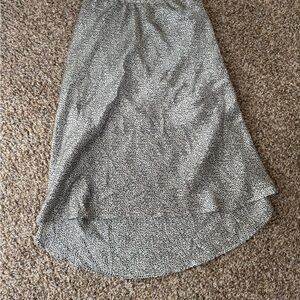 Sienna Sky Black and White High Low Skirt